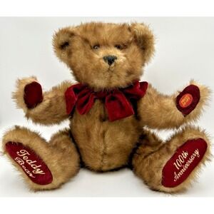 Vintage 100th Anniversary Talking Theodore Roosevelt Talking Teddy Bear History